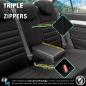 Preview: Auto Sitzbezug Set Universal Vorne und Hinten Komfortabel Komplett Set